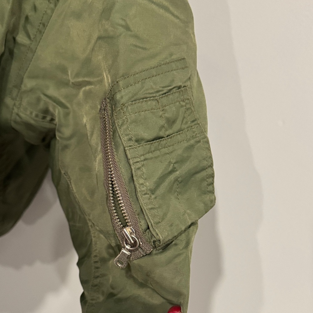 Harley Davidson Men's Green Bomber Jacket - Picture 6 of 13